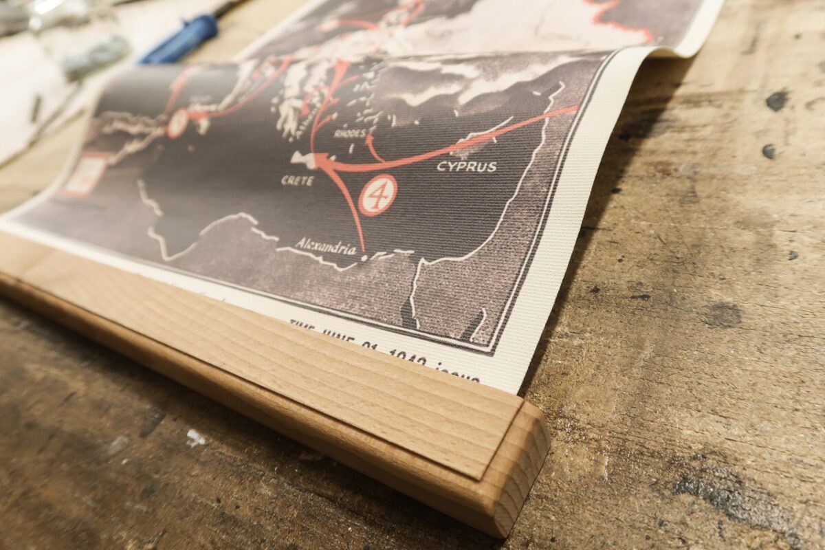 Routes to Berlin Map (1943) | WW2 Allies Planning Map