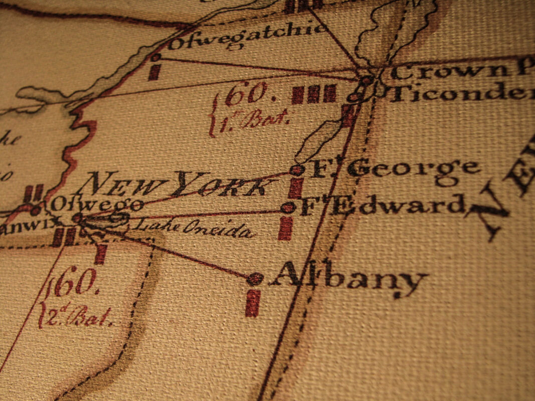 1765 North American Colonies Map | Vintage Wood | Oldmapster